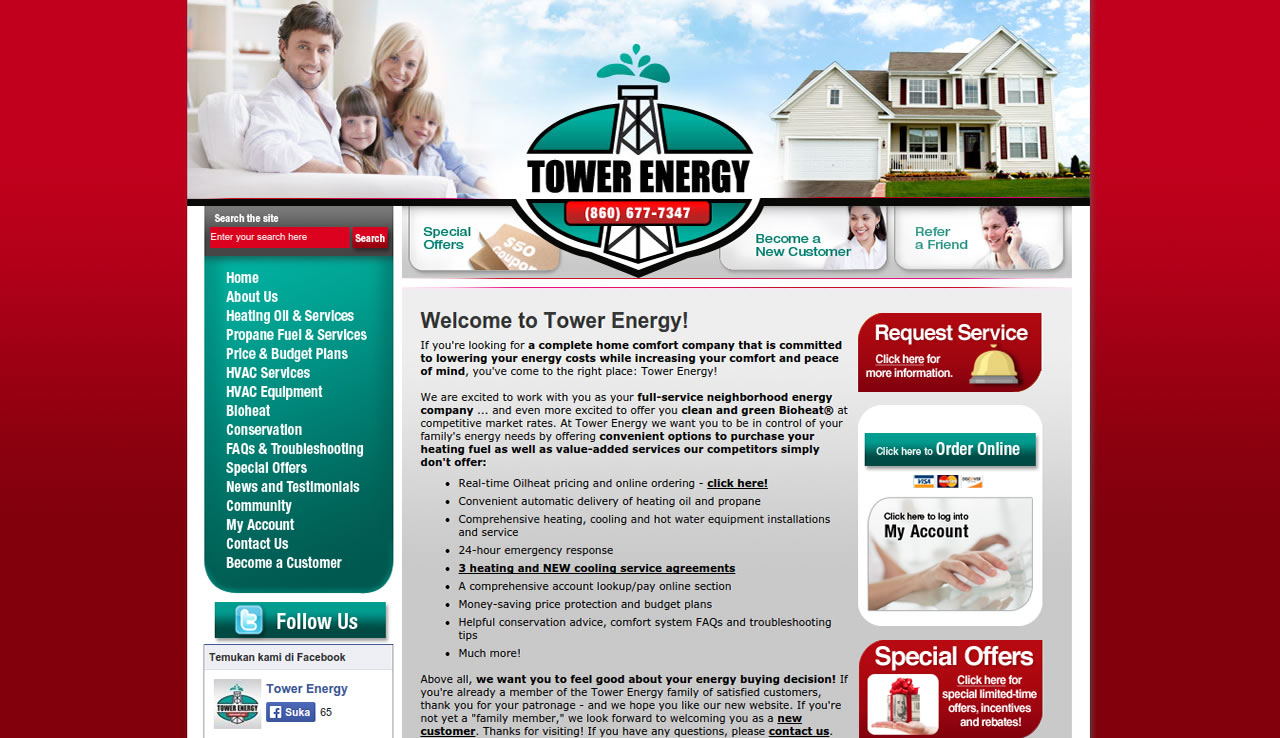 Website Profile Tower Energy