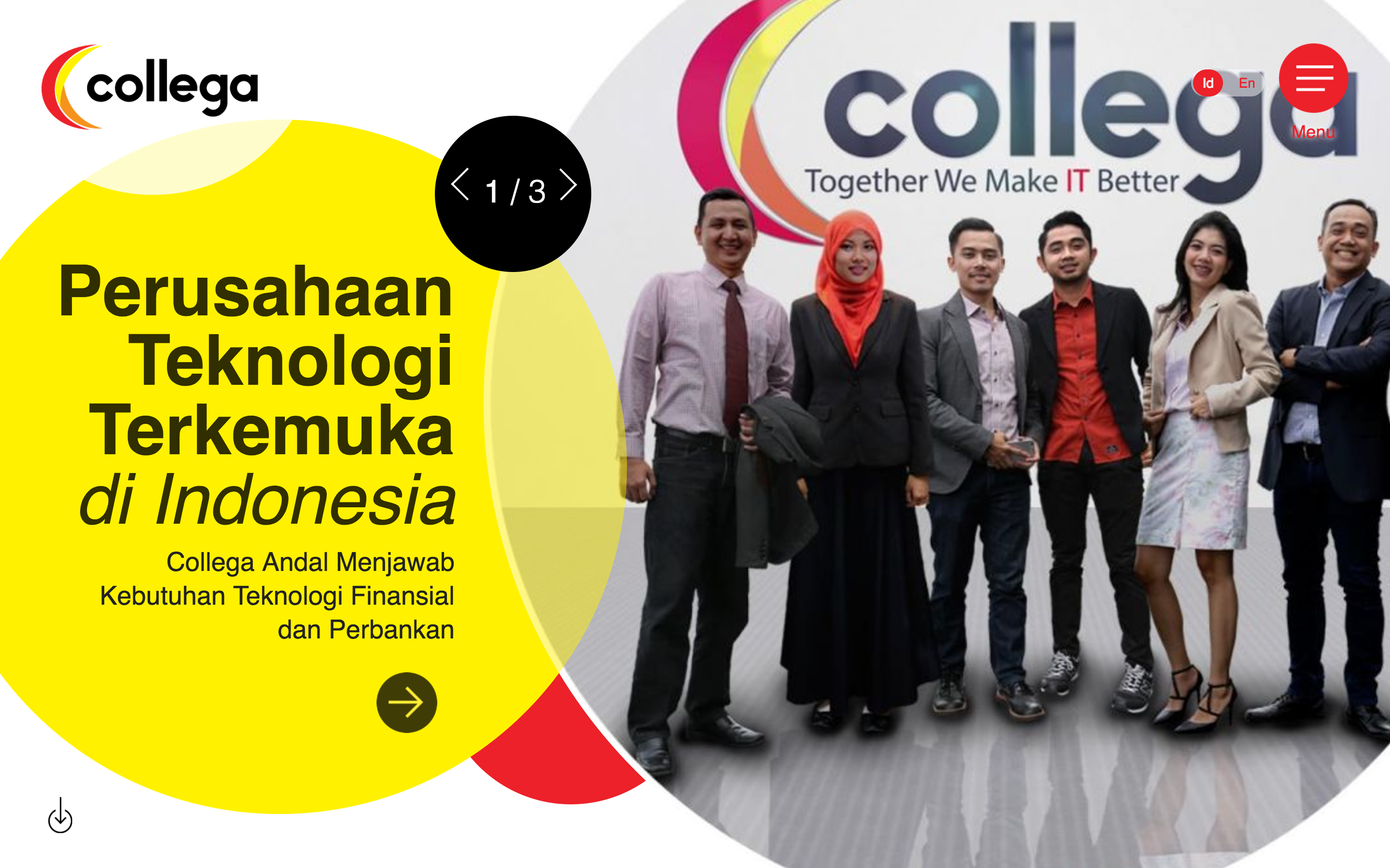 Website Profile Collega Inti Pratama