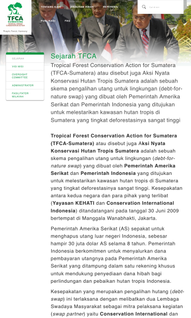 TFCA Sumatera
