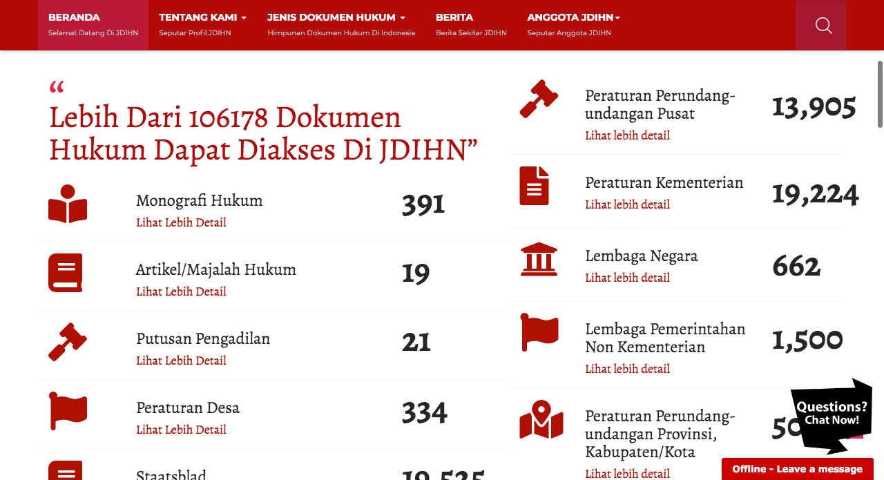 Website JDIH – BPHN