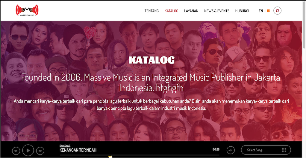 Website Massive Music