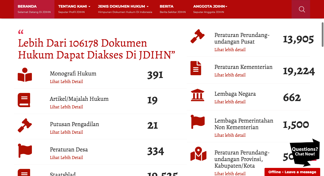 Jaringan Dokumen dan Informasi Hukum