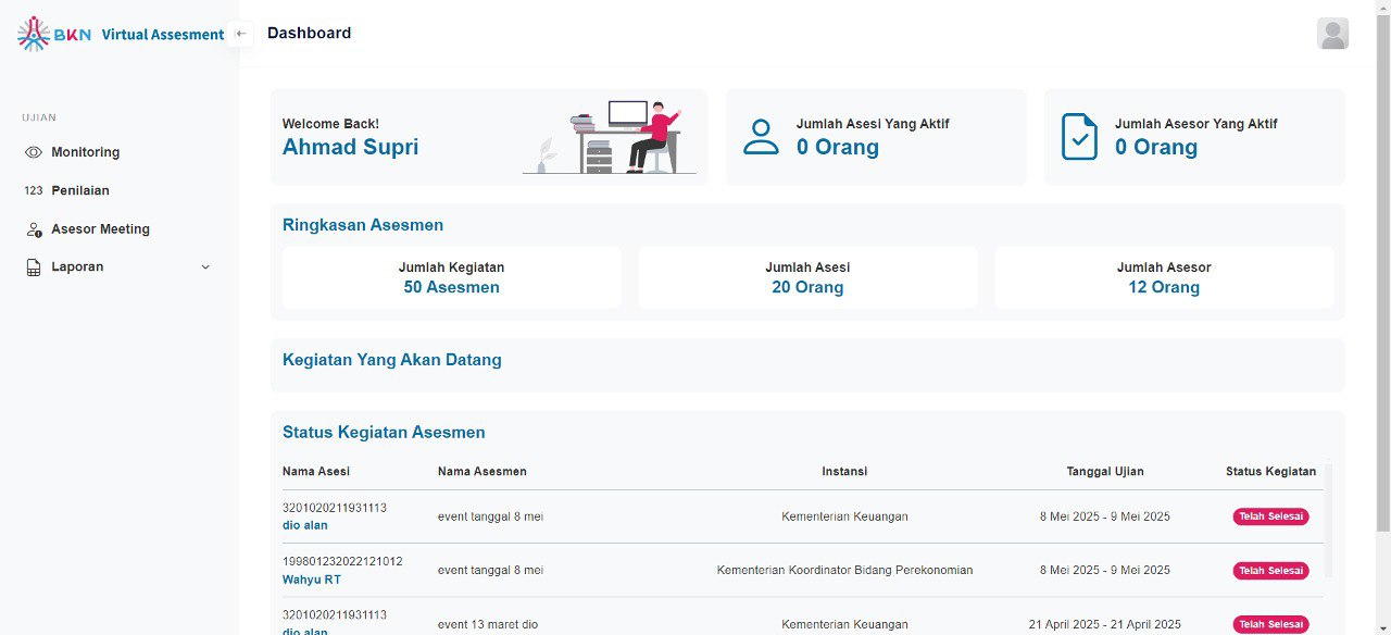 Aplikasi Virtual Assessment Centre