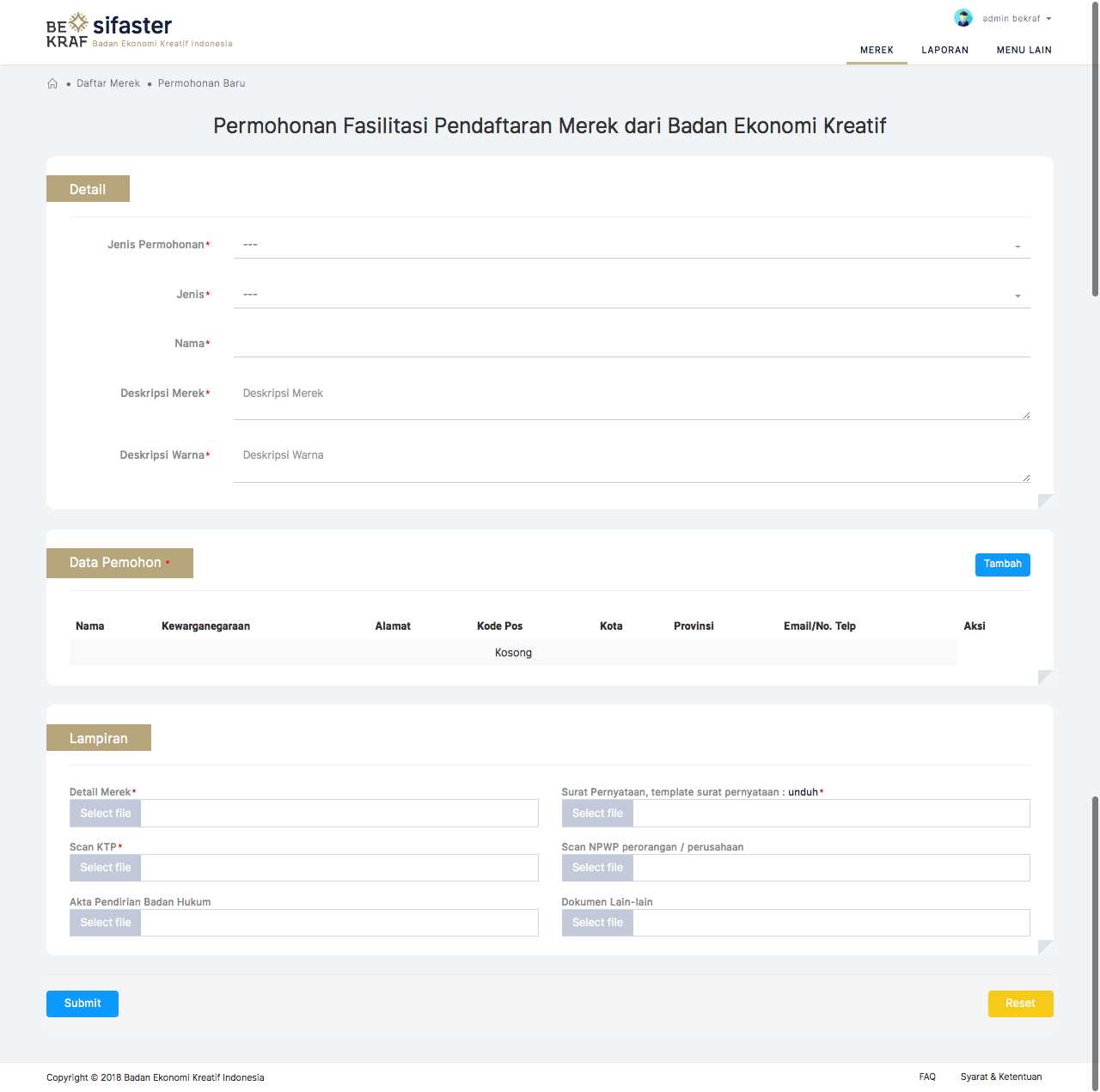 Sifaster – BEKRAF