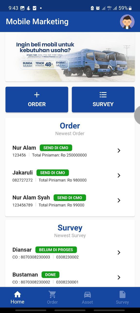 Aplikasi Android Mobile Marketing
