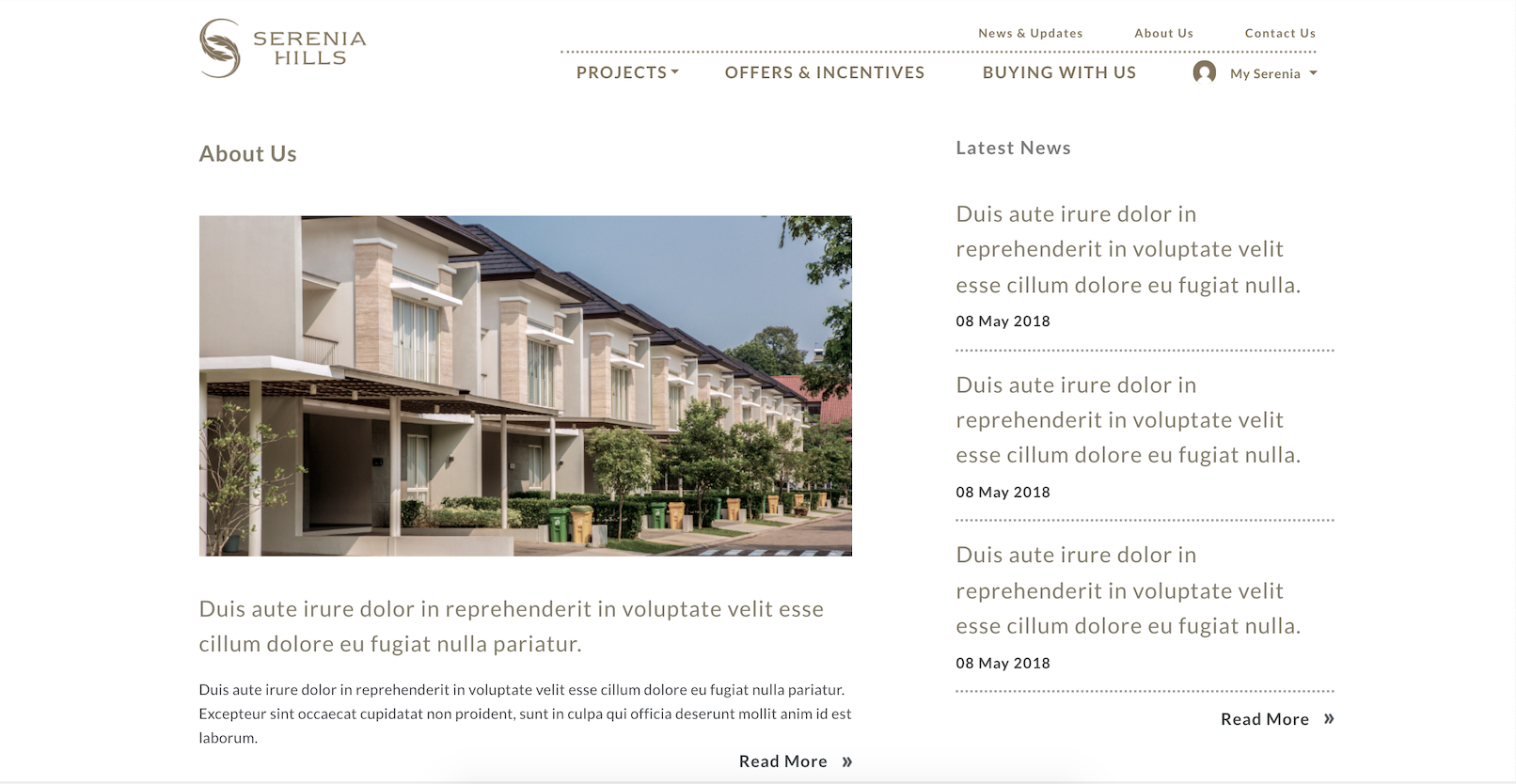 Website Serenia