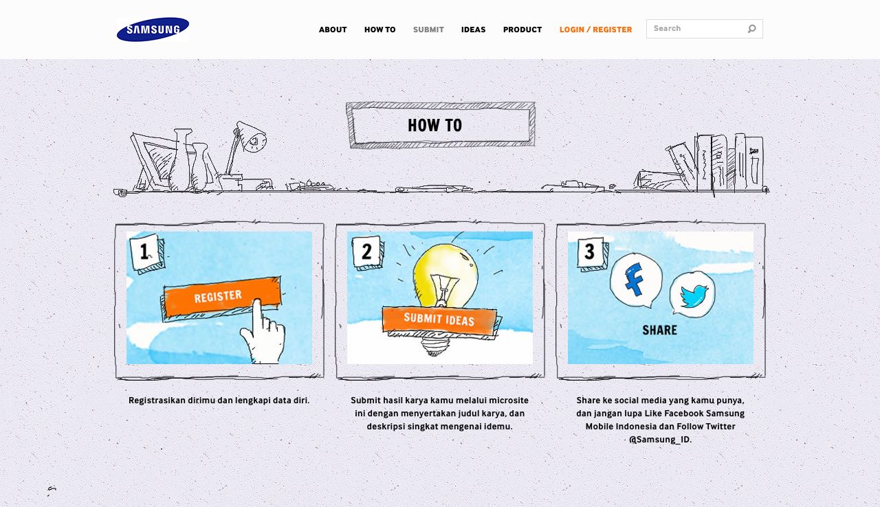 Website Campaign Galaxy Note 3 Neo
