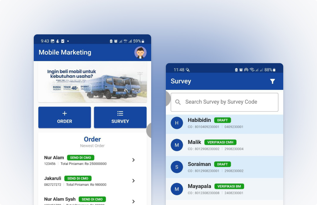 Aplikasi Android Mobile Marketing