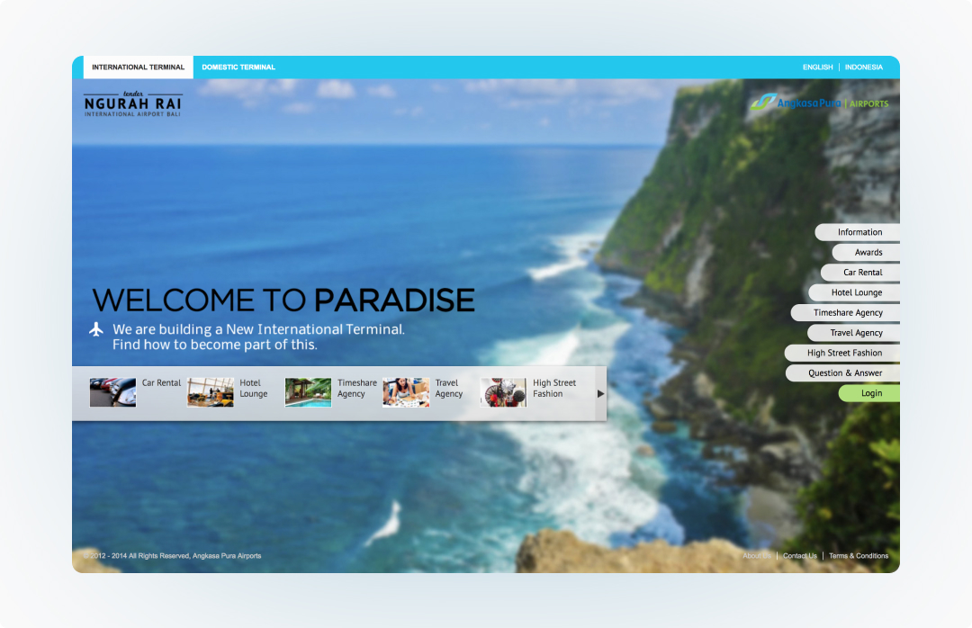 Web Tender – Bali Airport