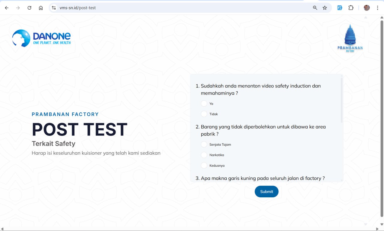 VISITOR MANAGEMENT SYSTEM