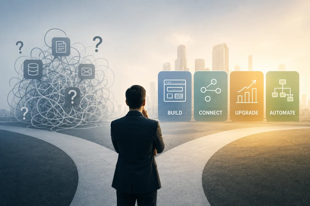 Transformasi Digital Jangan Mulai dari Teknologinya, tapi Masalah Apa yang Ingin Diselesaikan Sagara Xinix IT Solution POWERHOUSE