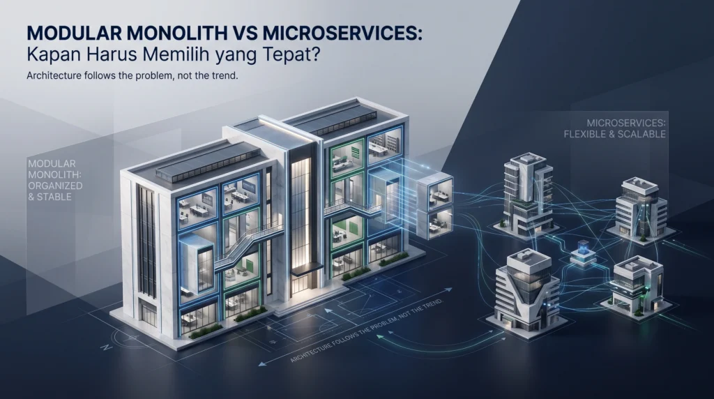 Modular Monolith vs Microservices Kapan Harus Memilih yang Tepat